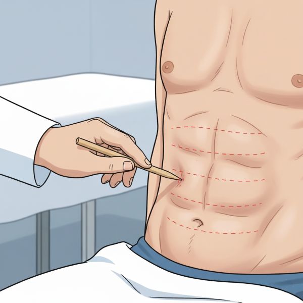 Testing the superficial abdominal reflexes