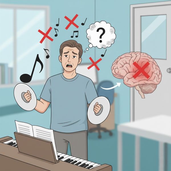 Conceptual representation of amusia