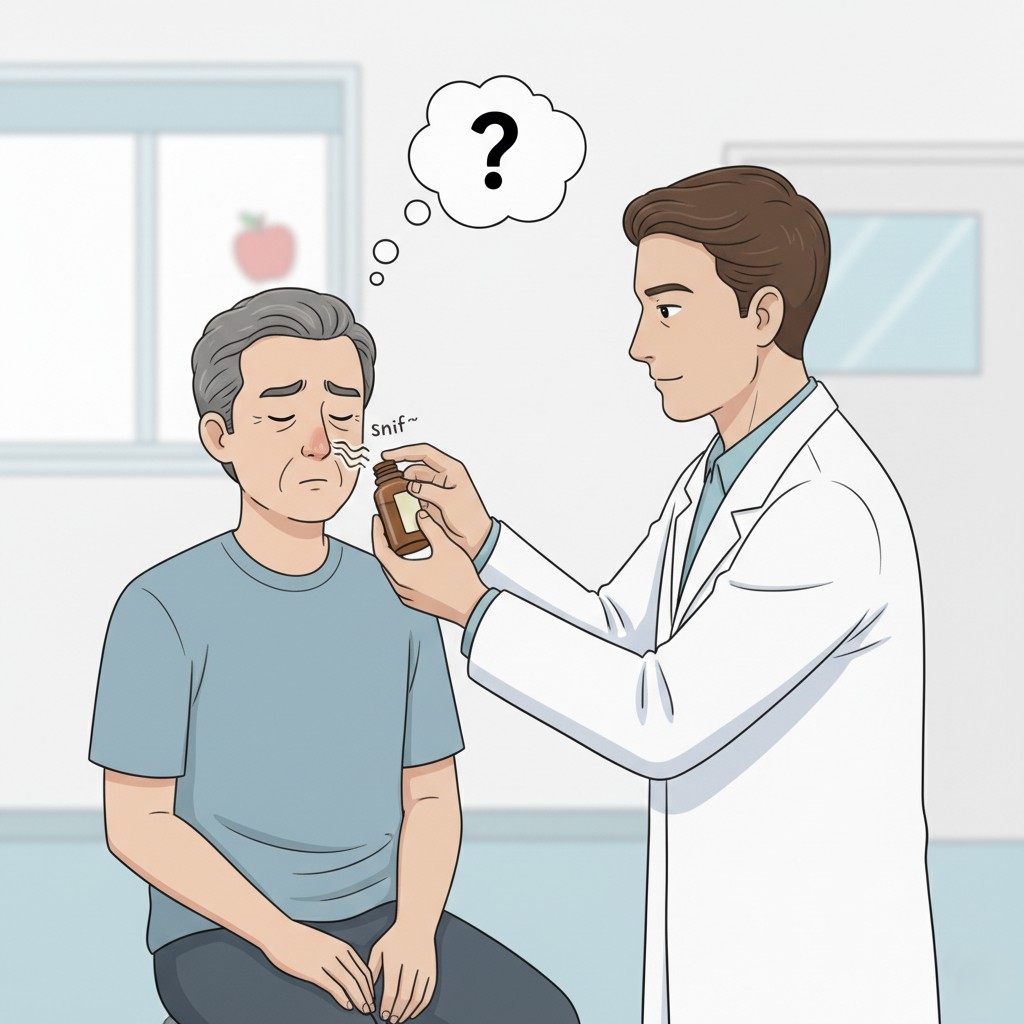 Clinical testing of the olfactory nerve