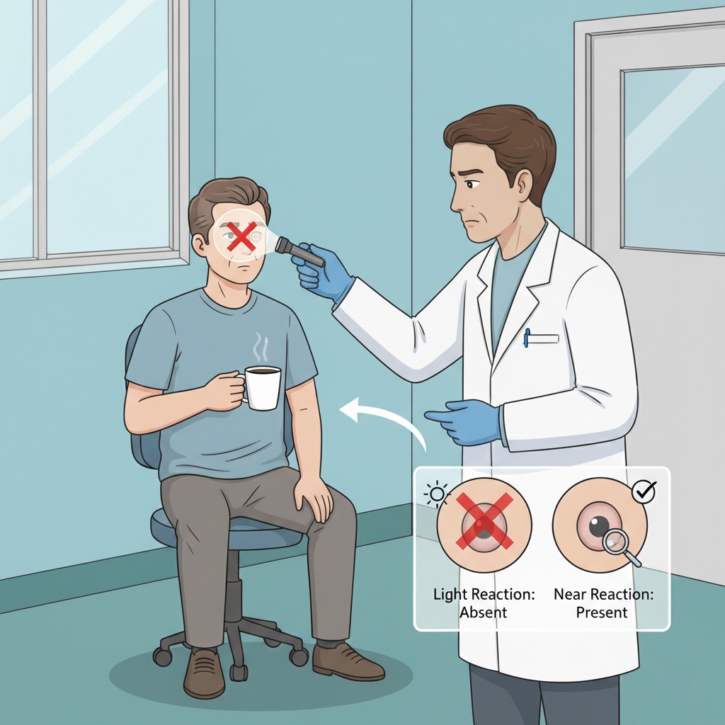 Clinical presentation of the Argyll Robertson pupil