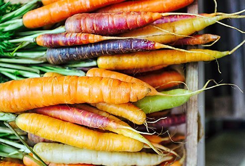 Carrots supply your body with a dose of immune-boosting beta-carotene.