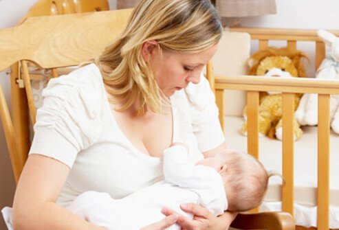Babies do not need to be wakened from sleep for breastfeeding.