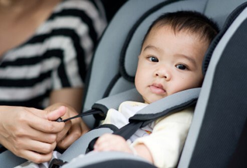An improperly installed car seat is dangerous and puts a baby's life at risk.