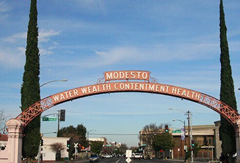 Photo of Modesto, California.