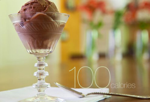 A serving of slow churned ice cream.