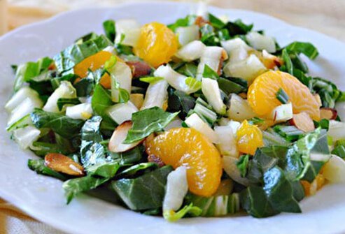 Photo of bok choy salad.