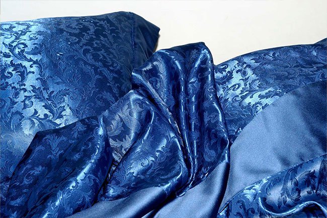 Satin sheets and pillow cases help protect fragile hair from breakage.