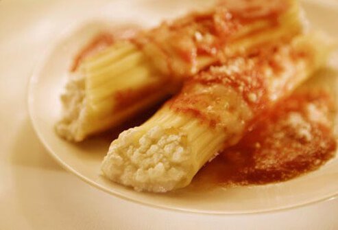 Photo of manicotti.
