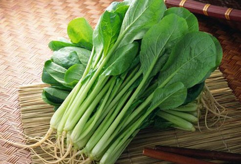 Photo of mustard spinach.
