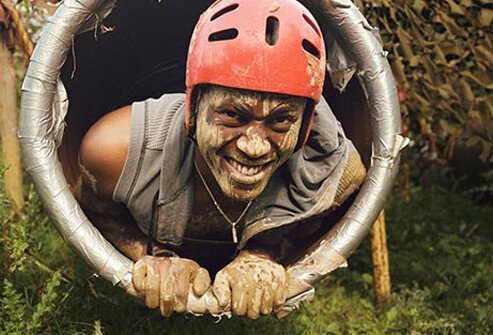Only the fit and fearless can tackle this obstacle race.