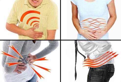 The pattern of pain may suggest or rule out common causes of abdominal symptoms.