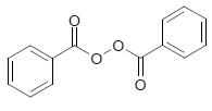 Benzoyl peroxide - Structural Formula Illustration