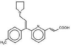 Acrivastine Structural Formula - Illustration