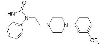 ADDYI (flibanserin) Structural Formula - Illustration