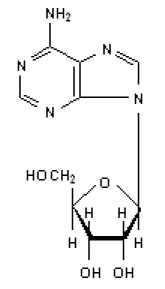 ADENOCARD® IV
   (adenosine) Structural Formula Illustration