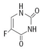 Adrucil (fluorouracil) Structural Formula - Illustration