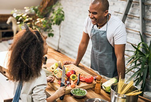Cooking more food at once makes it easier to put together healthy meals on hectic days.