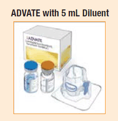 ADVATE with 5 mL Diluent - Illustration