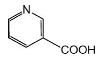 Niacin Structural Formula Illustration