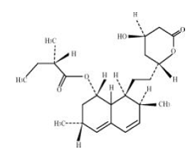 Lovastatin Structural Formula Illustration