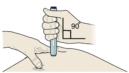 Prepare and clean your injection site - Illustration