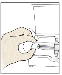 Single-Dose Prefilled SureClick® Autoinjector - After use - Illustration