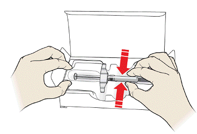 Inspect the autoinjector - Illustration