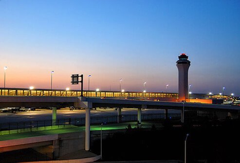 1. (tie) Detroit Metropolitan Wayne County Airport: Score 95%