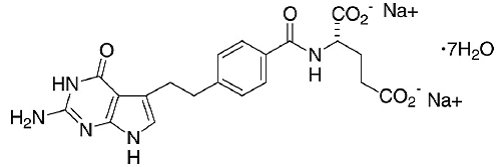 ALIMTA (pemetrexed)  Structural Formula Illustration