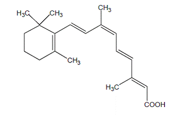 Panretin® (alitretinoin) Structural Formula Illustration