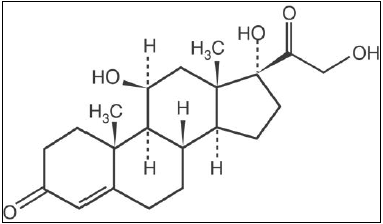 ALKINDI® SPRINKLE (hydrocortisone) Structrual Formula Illustration