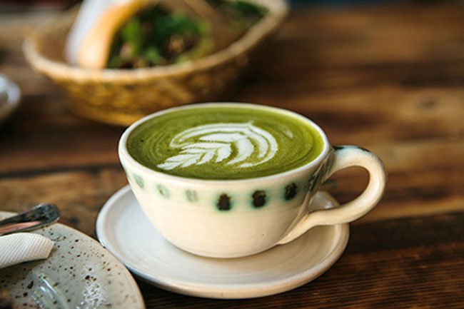 Matcha latte can be prepared with any type of milk.