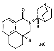 Aloxi (palonosetron HCl) Capsules Structural Formula Illustration