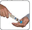 Slide the ALSUMA Auto-Injector out into your hand - Illustration