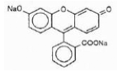 Fluorescein sodium Structural Formula Illustration