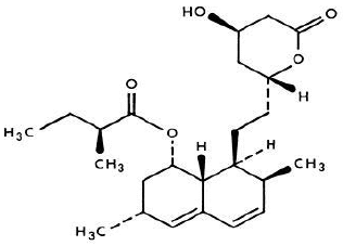 ALTOCOR™ (Lovastatin) Structural Formula Illustration