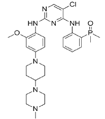 ALUNBRIG™ (brigatinib) Structural Formula Illustration