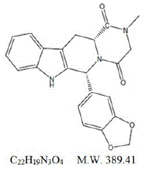 ALYQ™ (tadalafil) Structural Formula Illustration