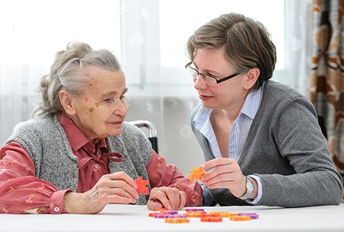 Another sign of Alzheimer's disease is a change in a person's ability to problem-solve or plan, especially with multi-step tasks. 