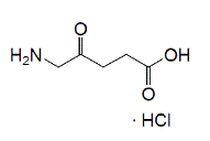 AMELUZ® (aminolevulinic acid hydrochloride) - Structural Formula Illustration