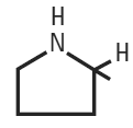 Proline Structural Formula Illustration