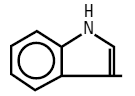 Tryptophan structural formula illustration