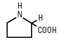 Proline structural formula illustration