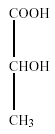 Lac-Hydrin®  (ammonium lactate) Structural Formula Illustration