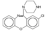 Amoxapine Structural Formula Illustration