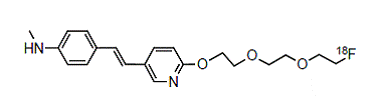 Amyvid (Florbetapir F 18 Injection) Structural Formula Illustration