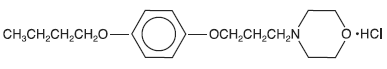 Premoxine hydrochloride Structural Formula Illustration