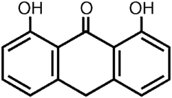 Dritho-Scalp (anthralin) Structural Formula Illustration