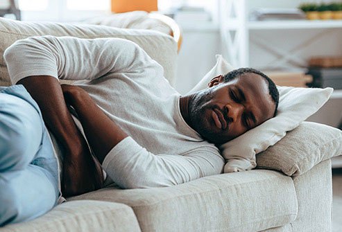 Vomiting and nausea can be brought on by worry.