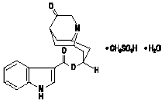 ANZEMET ® (dolasetron mesylate) Structural Formula Illustration